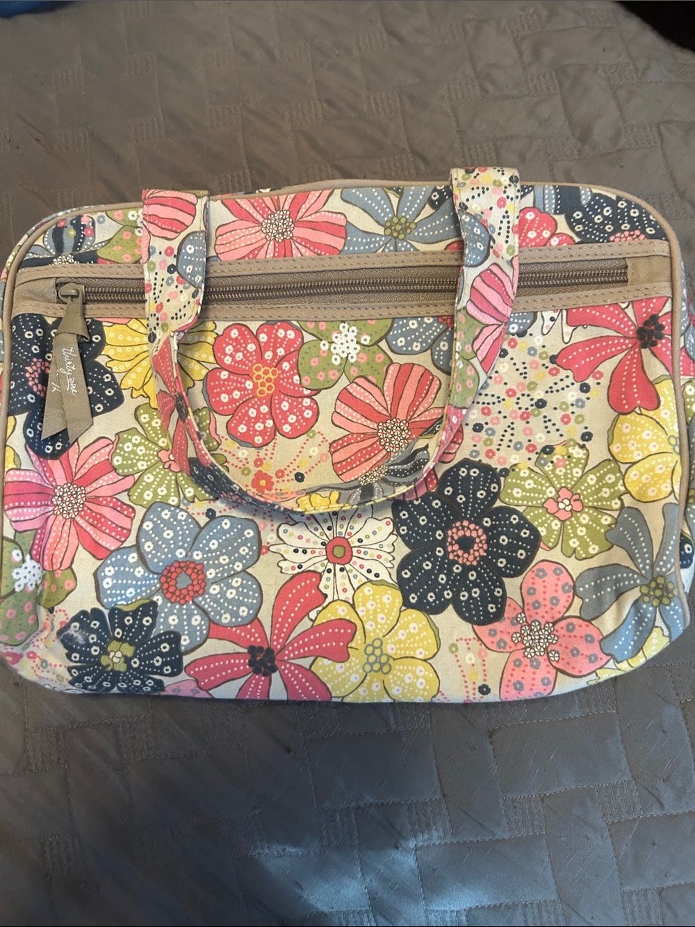 31 thirty one Travel Cosmetic Bag Multicolor Floral Print